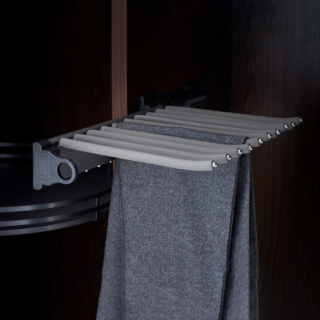 Pant Rack Side Mounted Grey