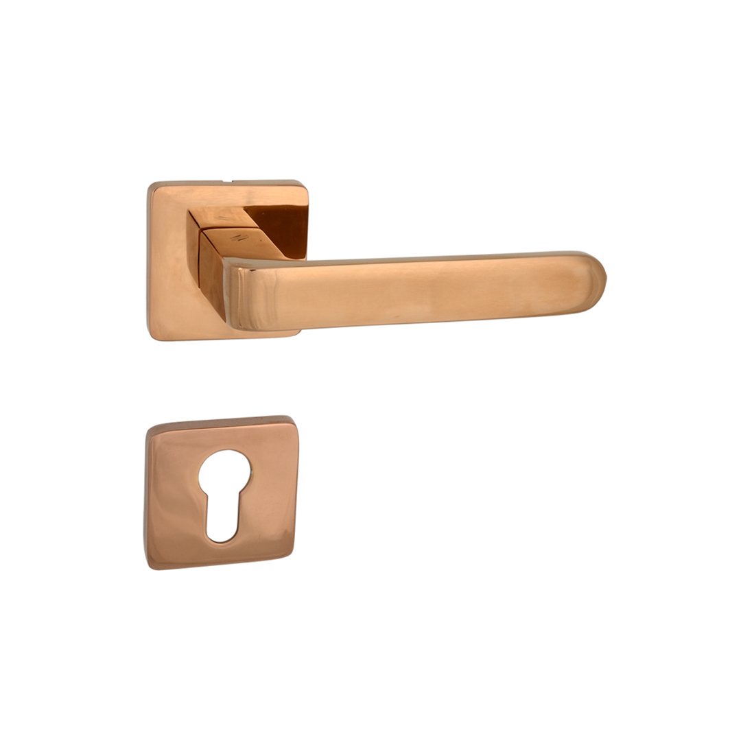 Lara On Rose Mortise Lever Handle