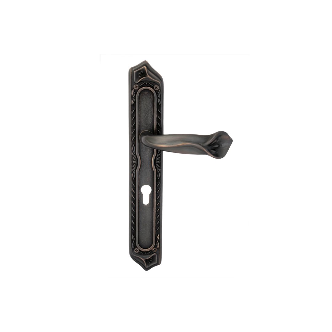 Rosa Brass Mortise Handle
