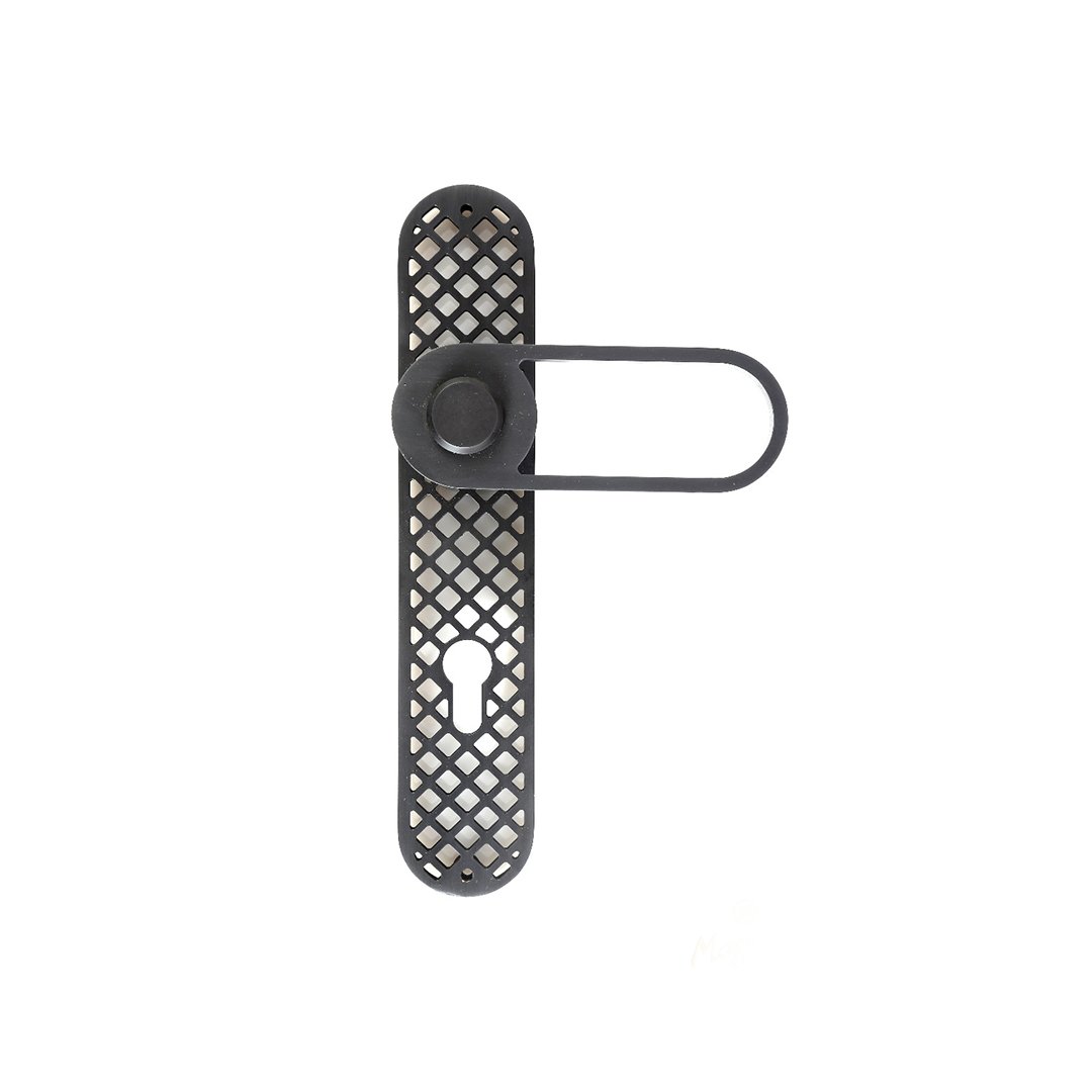 Maze On Plate Lever Handle